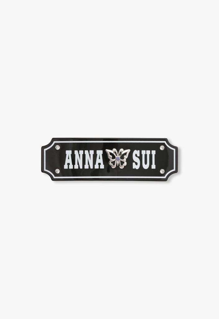 ANNA SUI ロゴモチーフ バレッタ