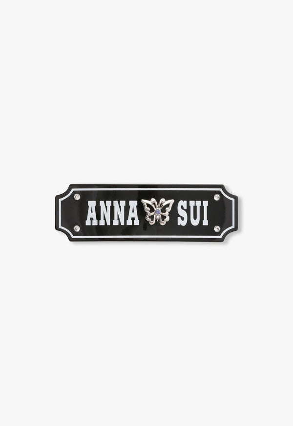 ANNA SUI ロゴモチーフ バレッタ