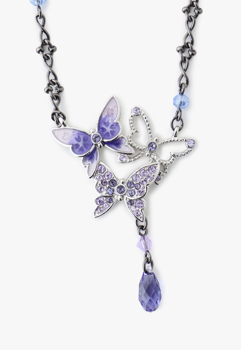 [Limited BOX Target] Butterfly motif necklace