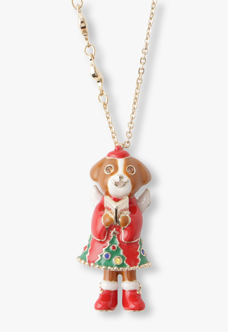 Dog motif necklace