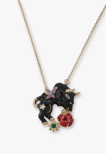 アナ スイ（ANNA SUI）牡牛座モチーフ ネックレス | ローズ バラ ギフト
