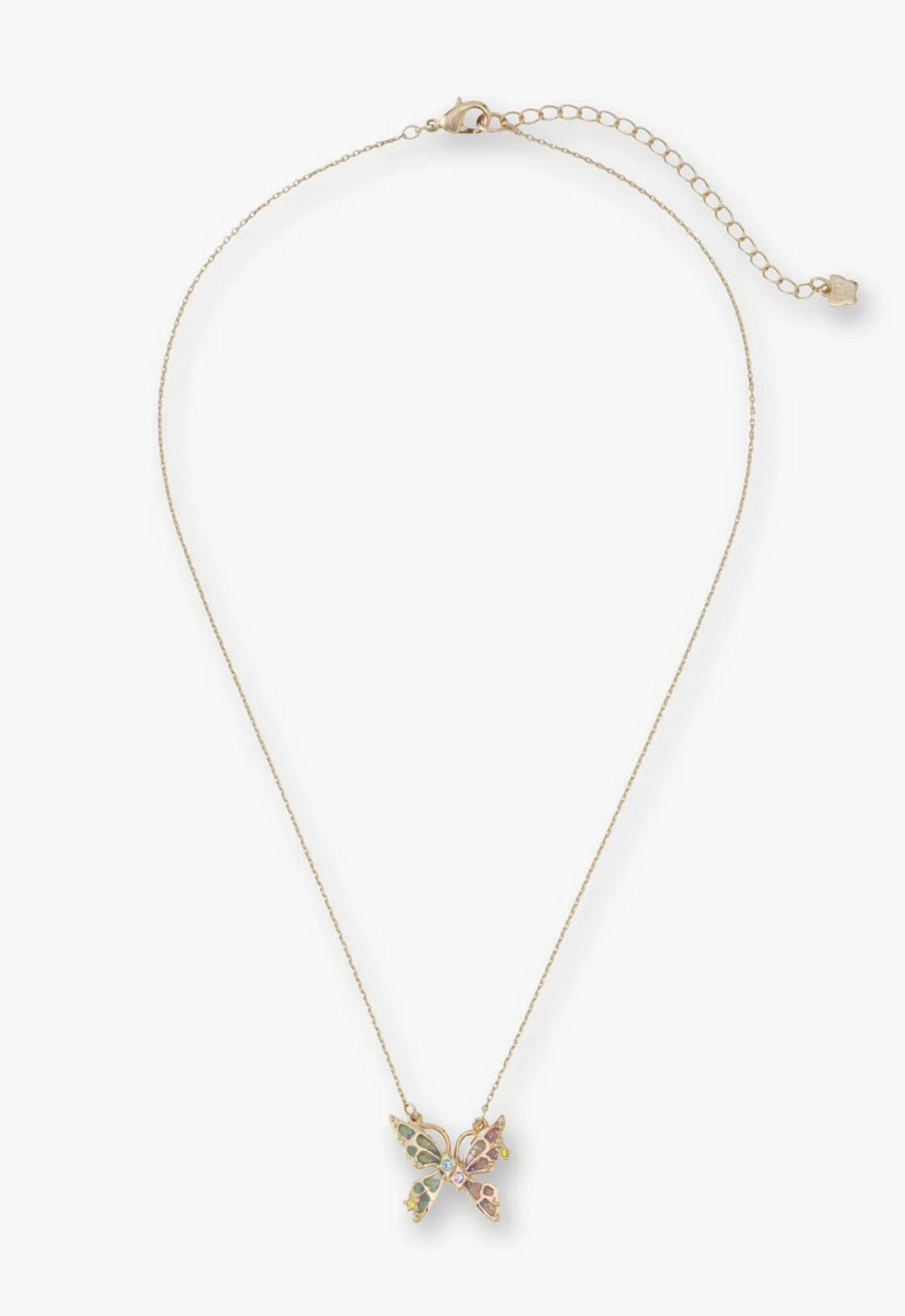 Gemini motif necklace