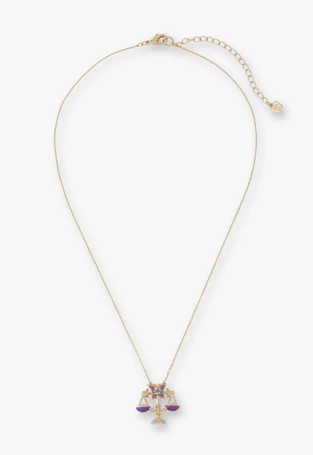 Libra motif necklace