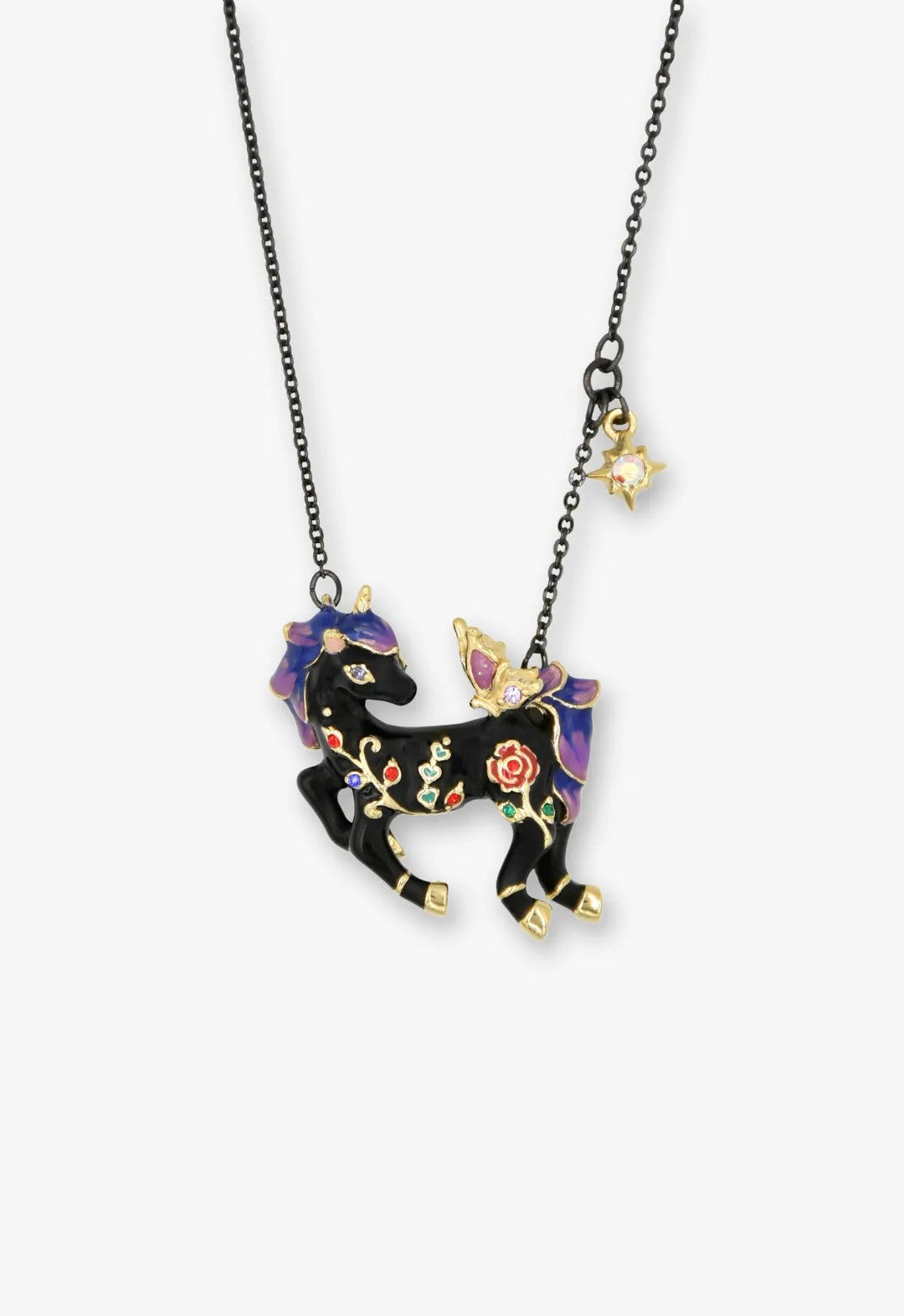 Unicorn motif necklace