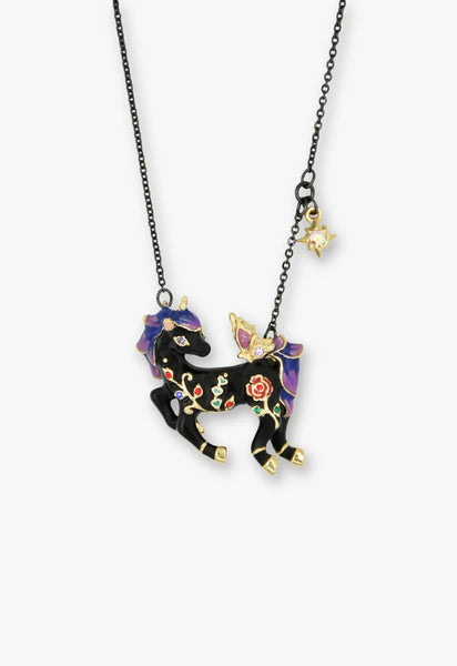 アナ スイ（ANNA SUI） ユニコーンモチーフ ネックレス
