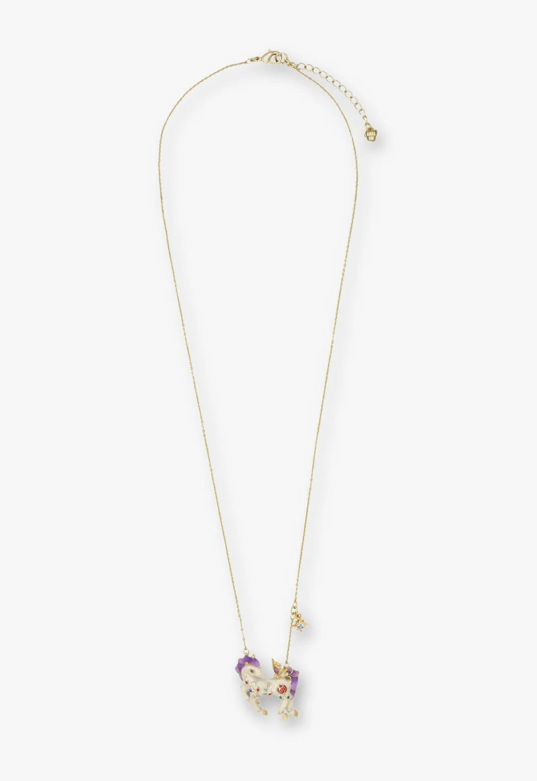 Unicorn motif necklace