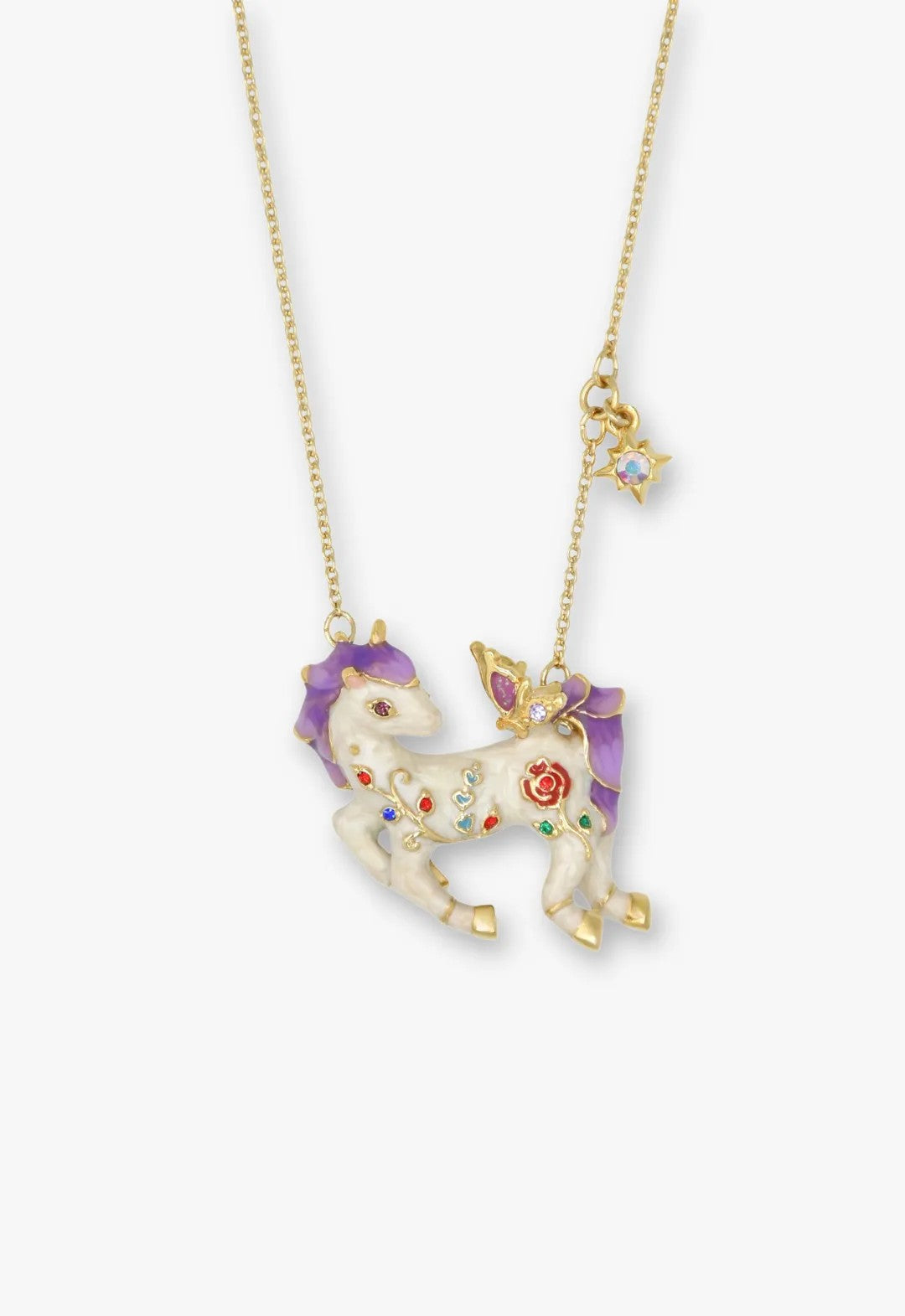 Unicorn motif necklace