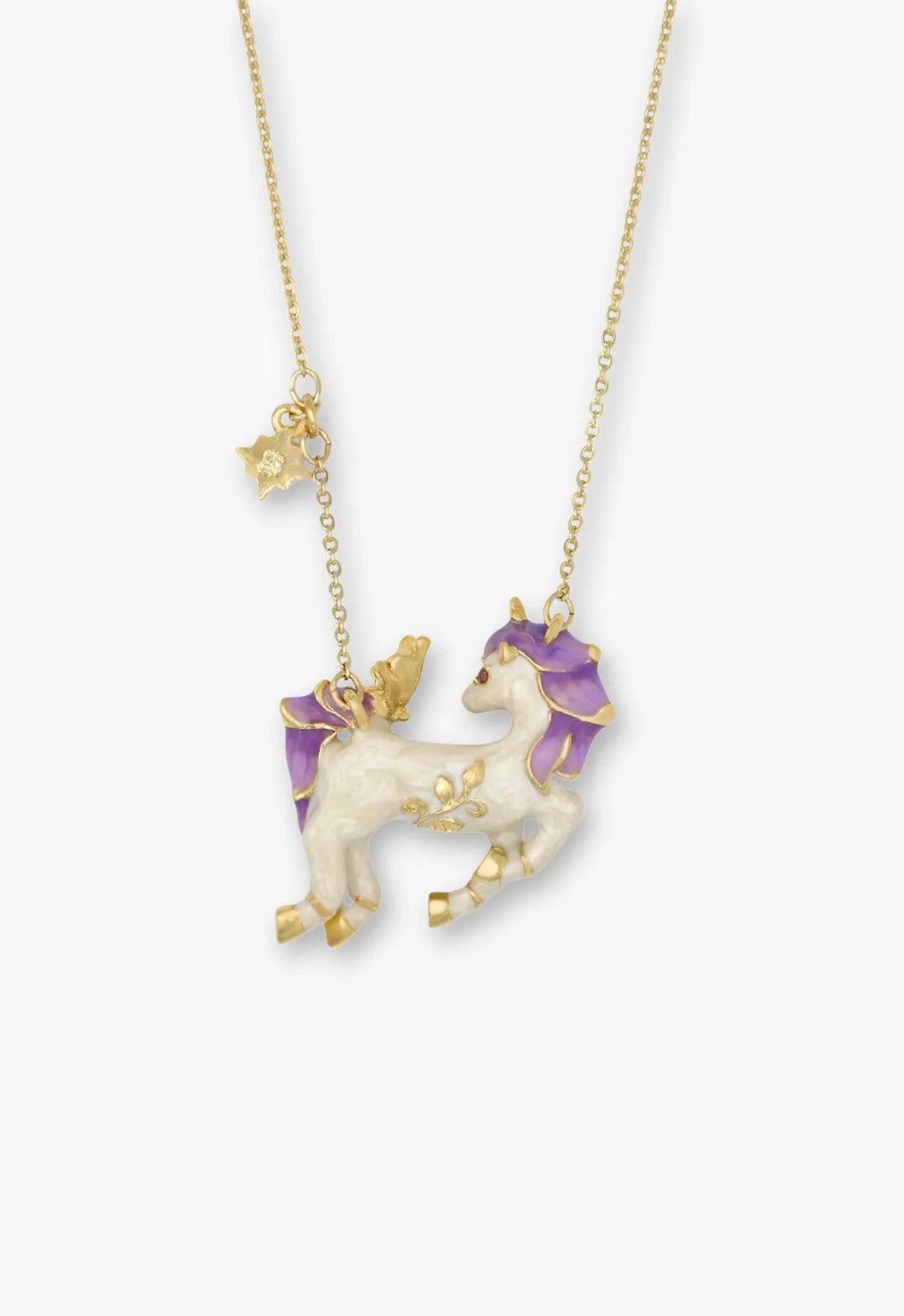 Unicorn motif necklace