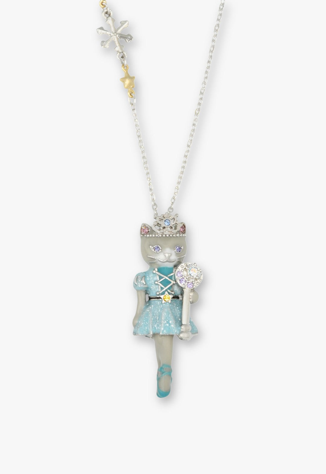 バレリーナ猫モチーフ ネックレス