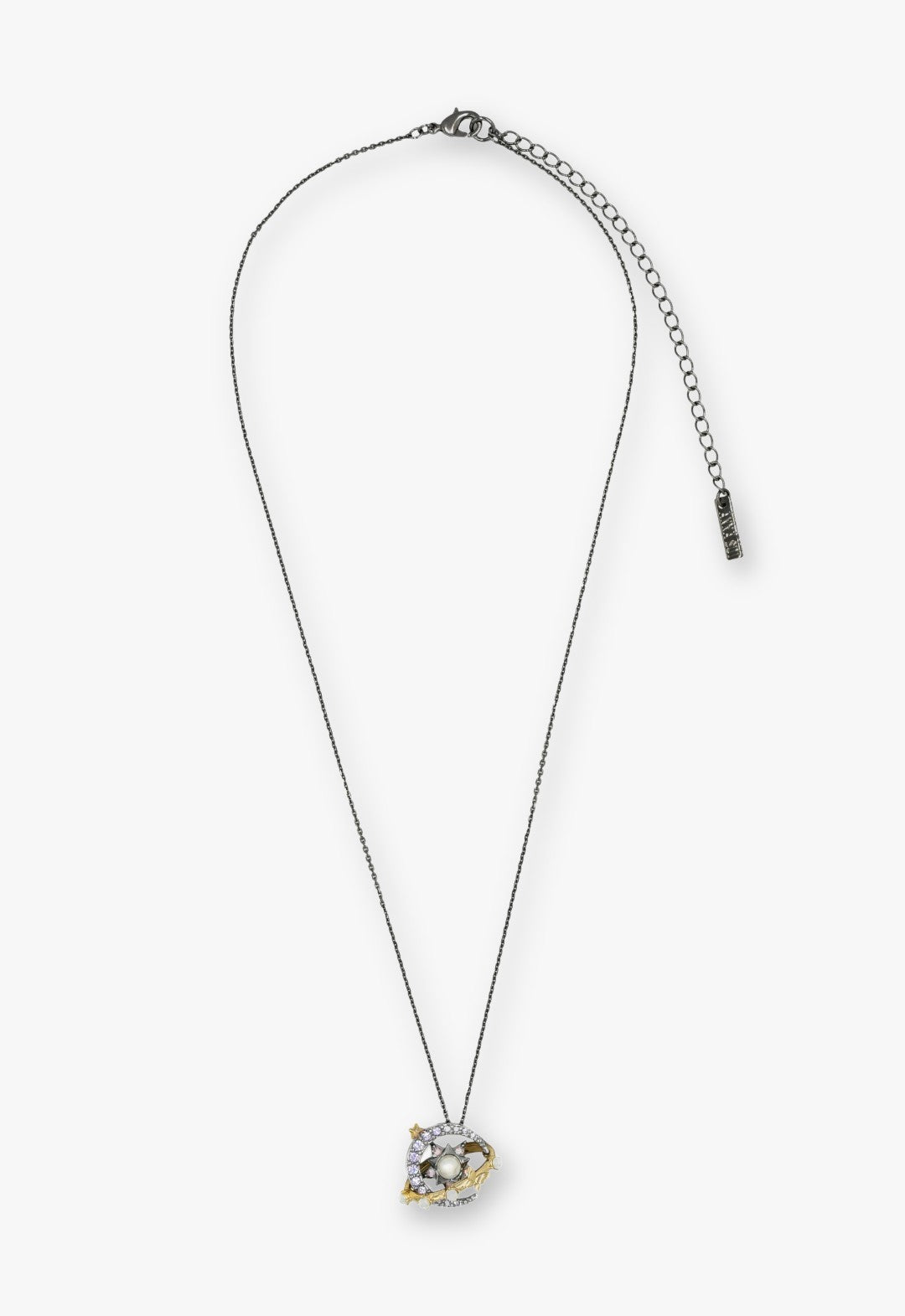 ムーンスター＆オービットモチーフ ネックレス