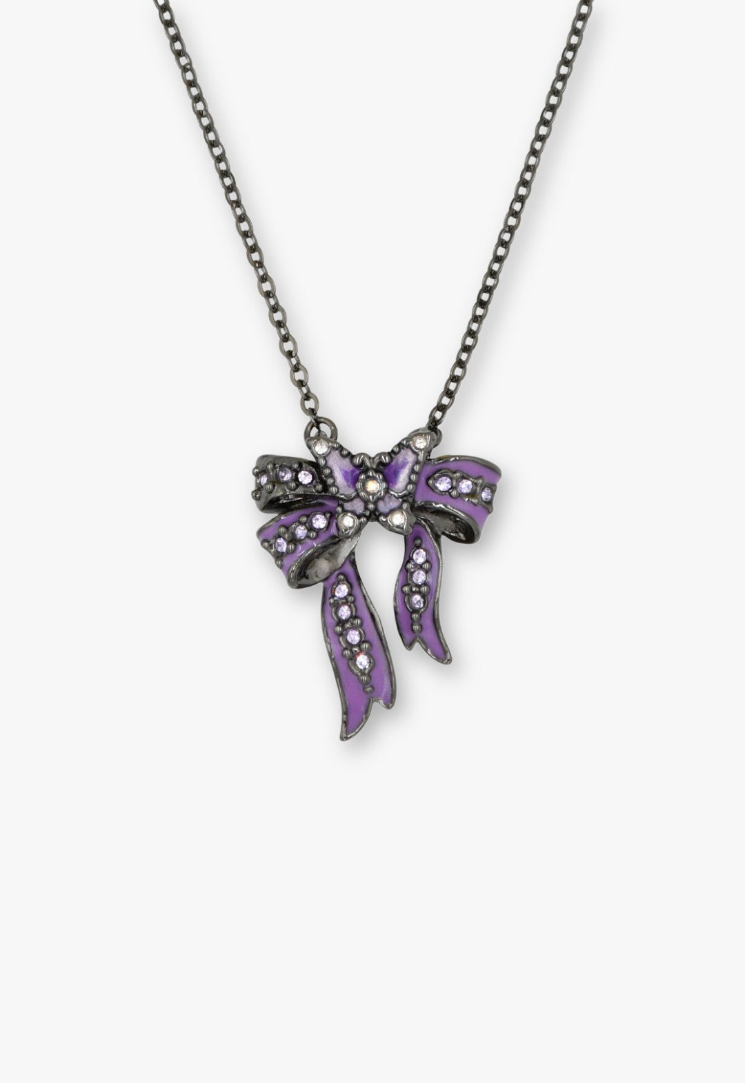 Ribbon motif necklace