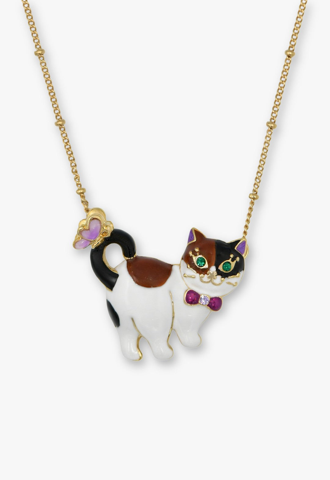 アナ スイ（ANNA SUI）三毛ティティモチーフ ネックレス | ねこ 猫 ギフト