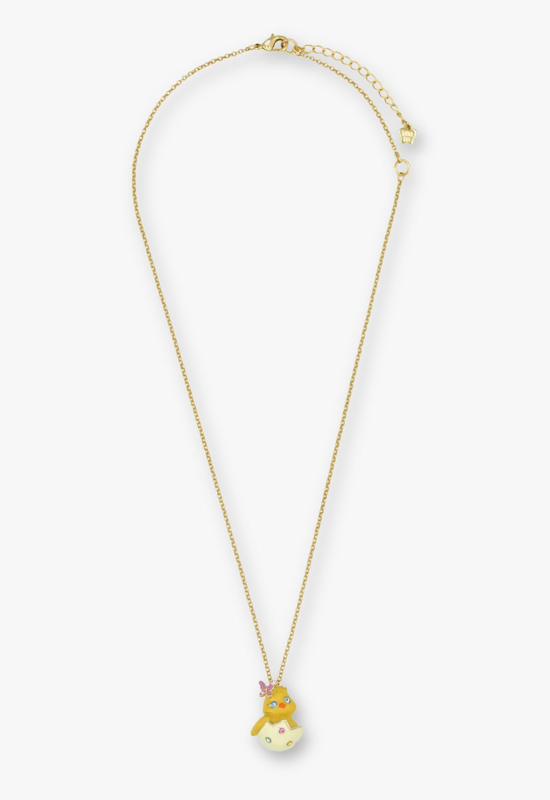 Chick motif necklace