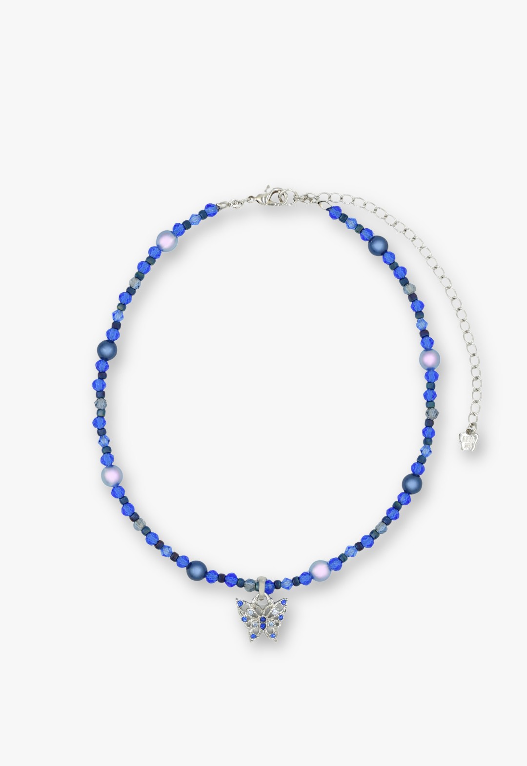 バタフライモチーフ ショート ネックレス