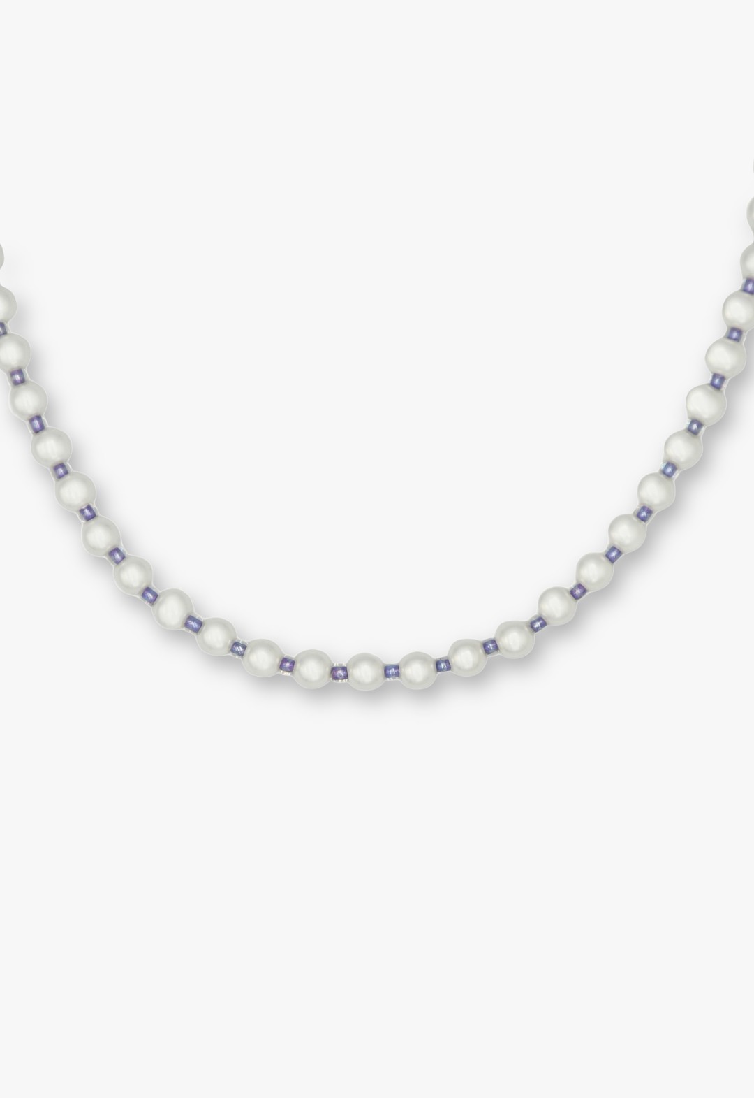 Butterfly Motif Pearl Necklace