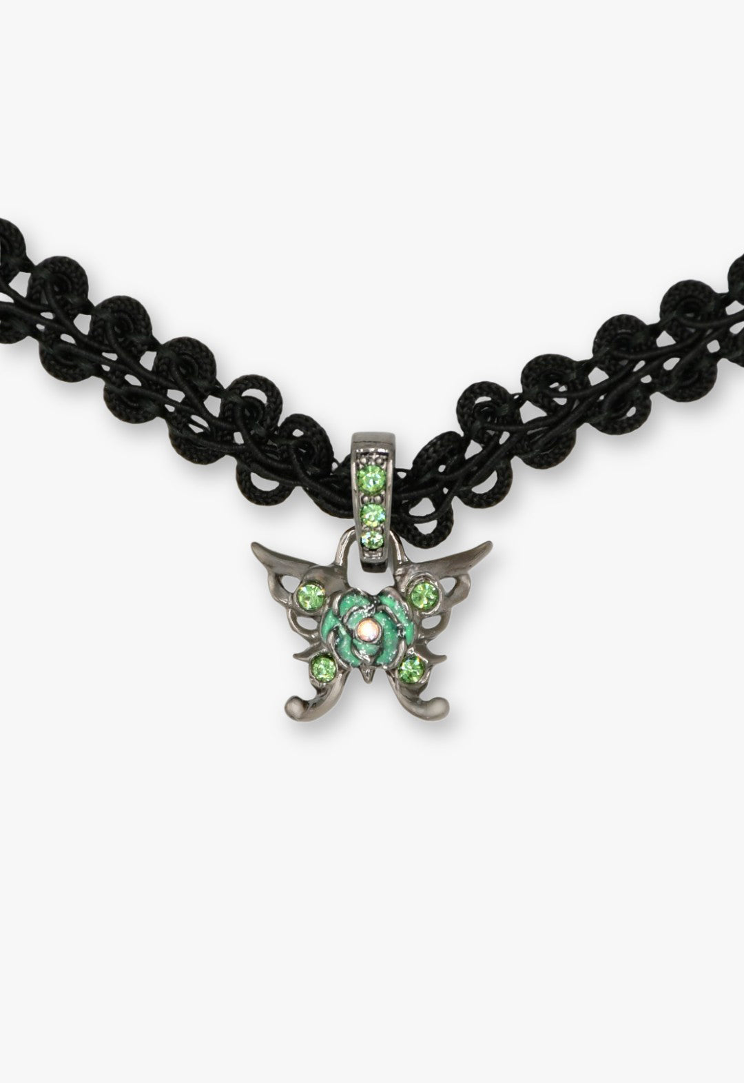 Zodiac sign color butterfly motif choker [Taurus]