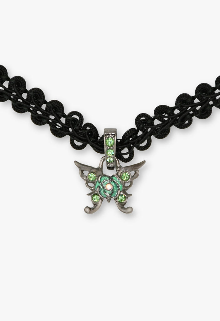 Zodiac sign color butterfly motif choker [Taurus]