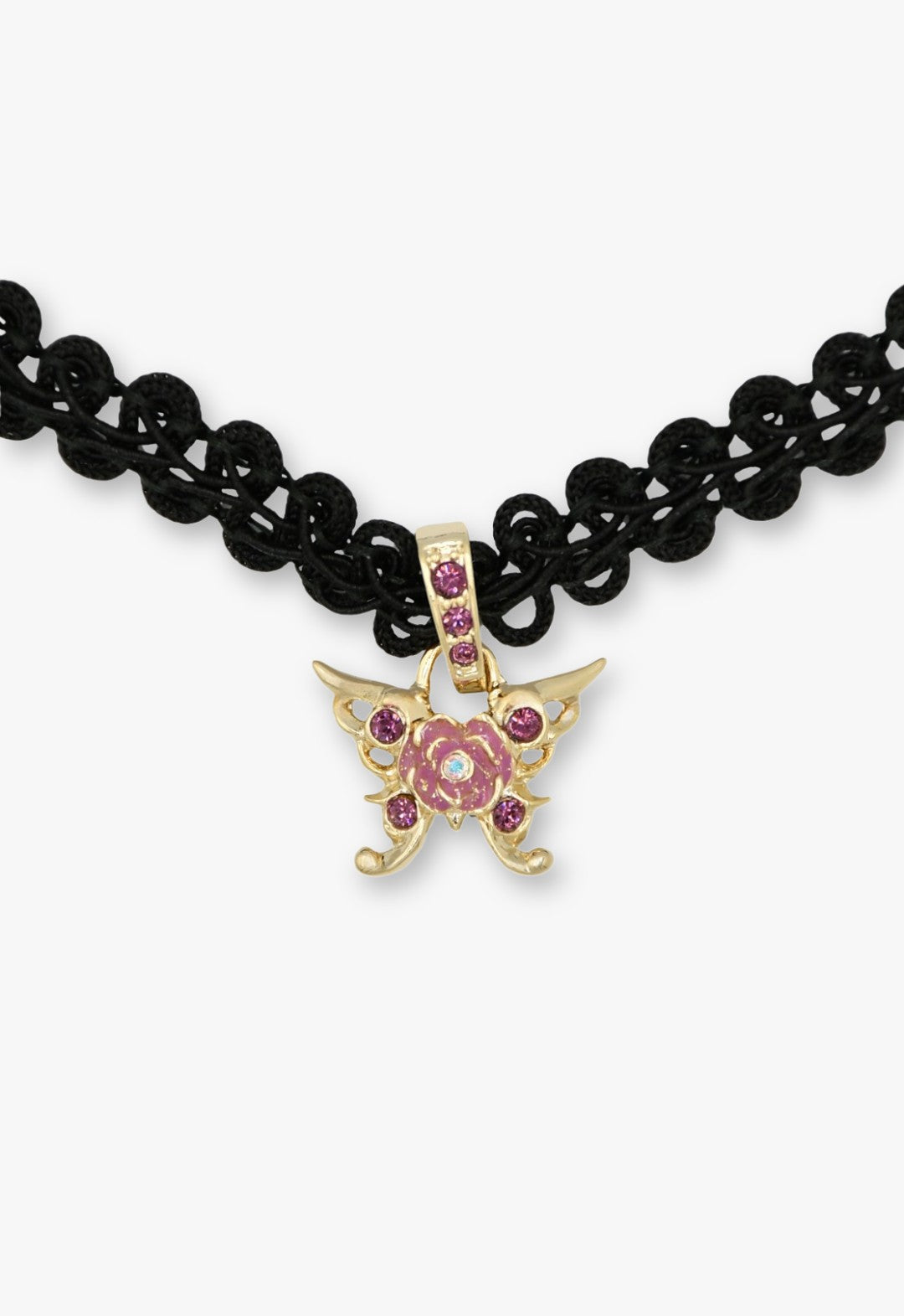 Zodiac sign color butterfly motif choker [Scorpio]