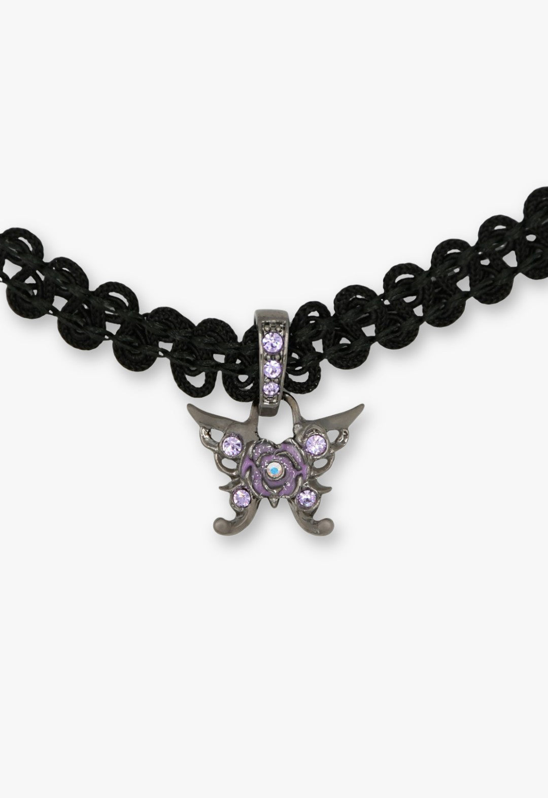 Zodiac sign color butterfly motif choker [Sagittarius]