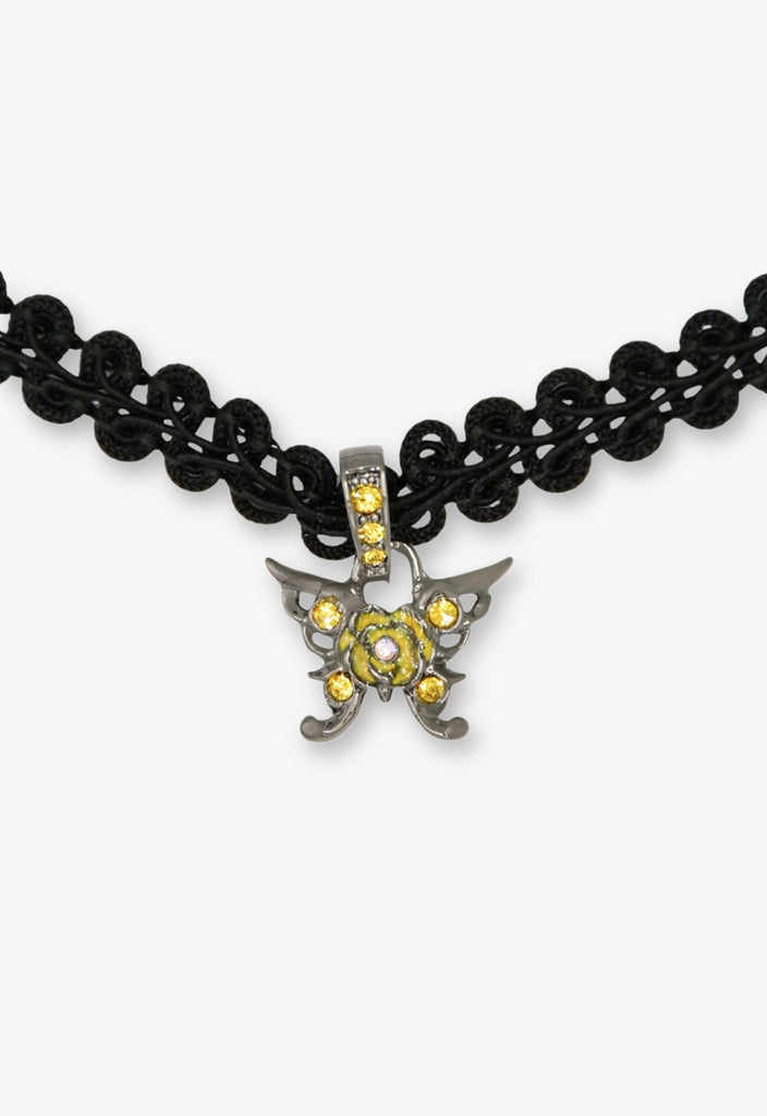 Zodiac sign color butterfly motif choker [Gemini]