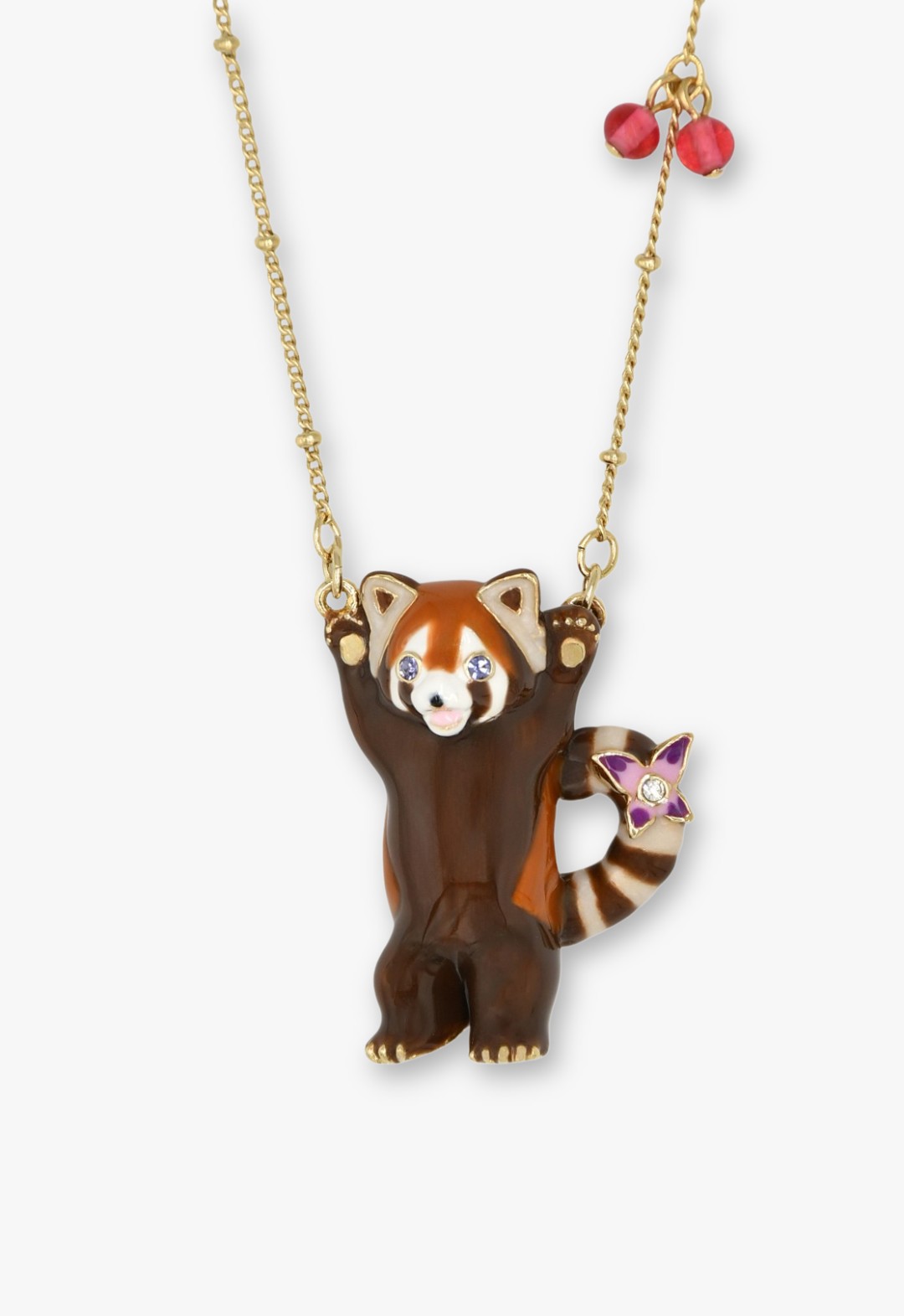 レッサーパンダモチーフ ネックレス
