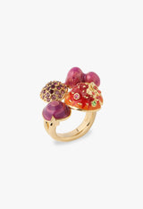 Mushroom motif ring