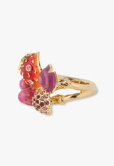 Mushroom motif ring