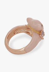 Mini pig motif ring