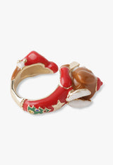 Dog motif ring