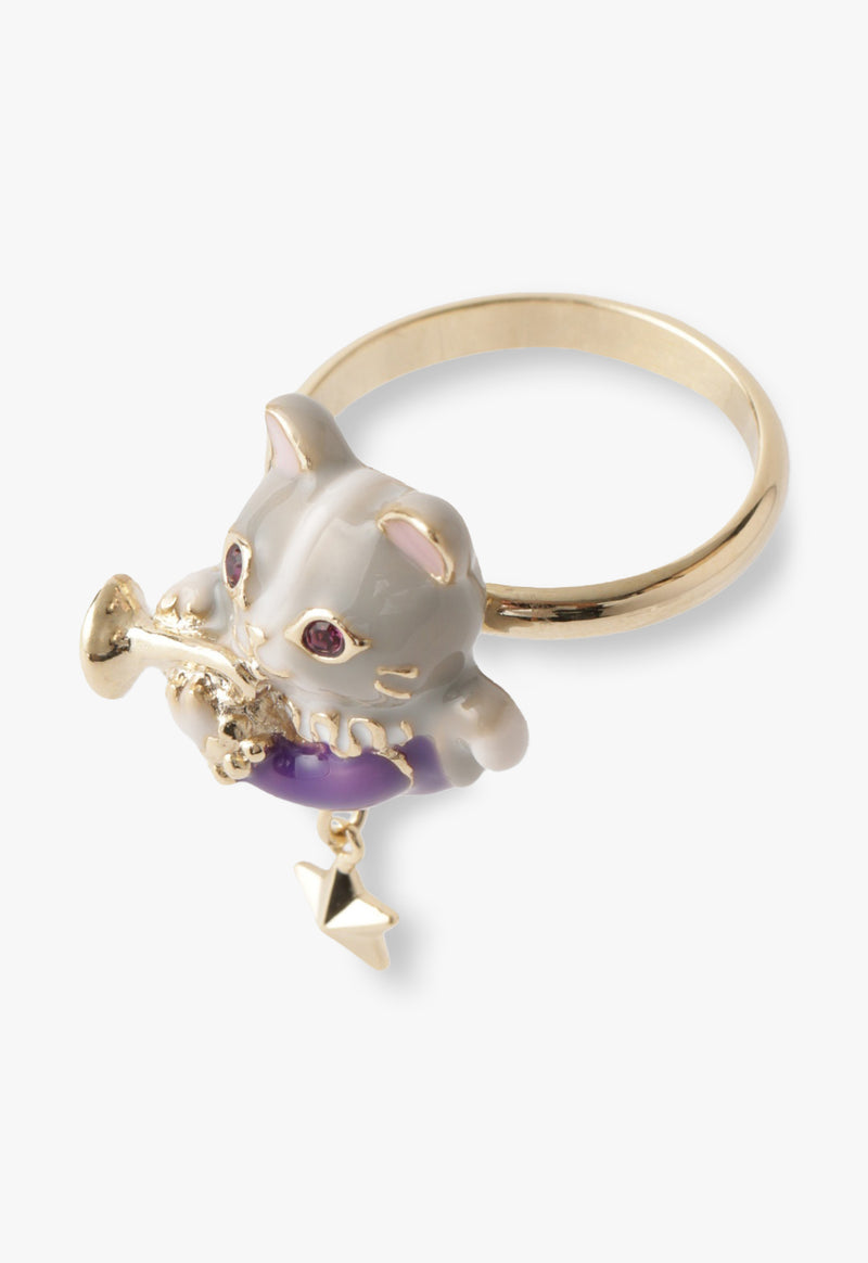 Cat Motif Ring