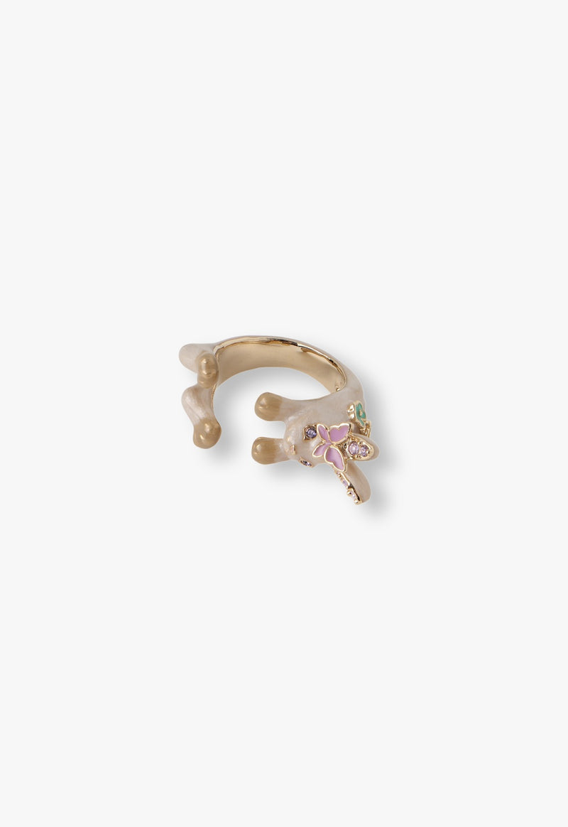 Rabbit motif ring