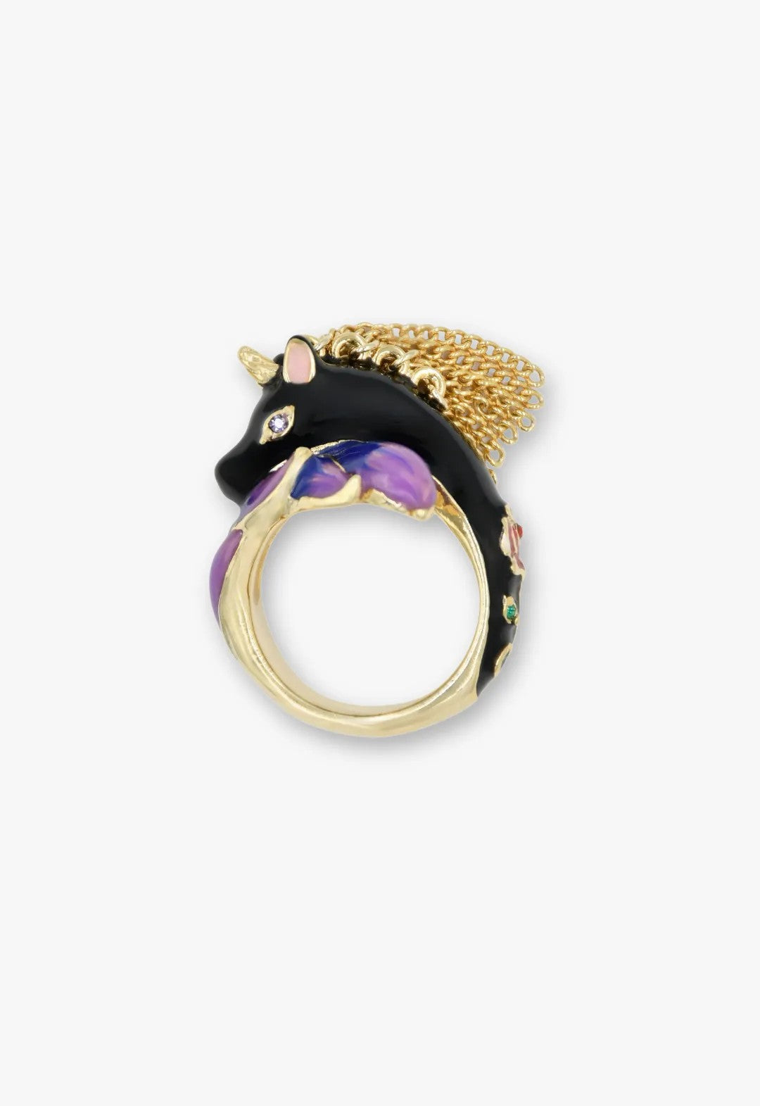 Unicorn motif ring