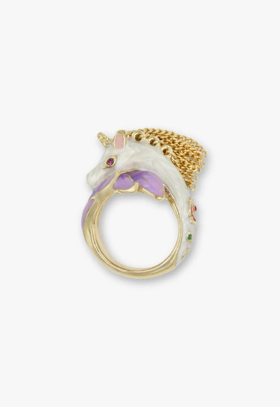 Unicorn motif ring