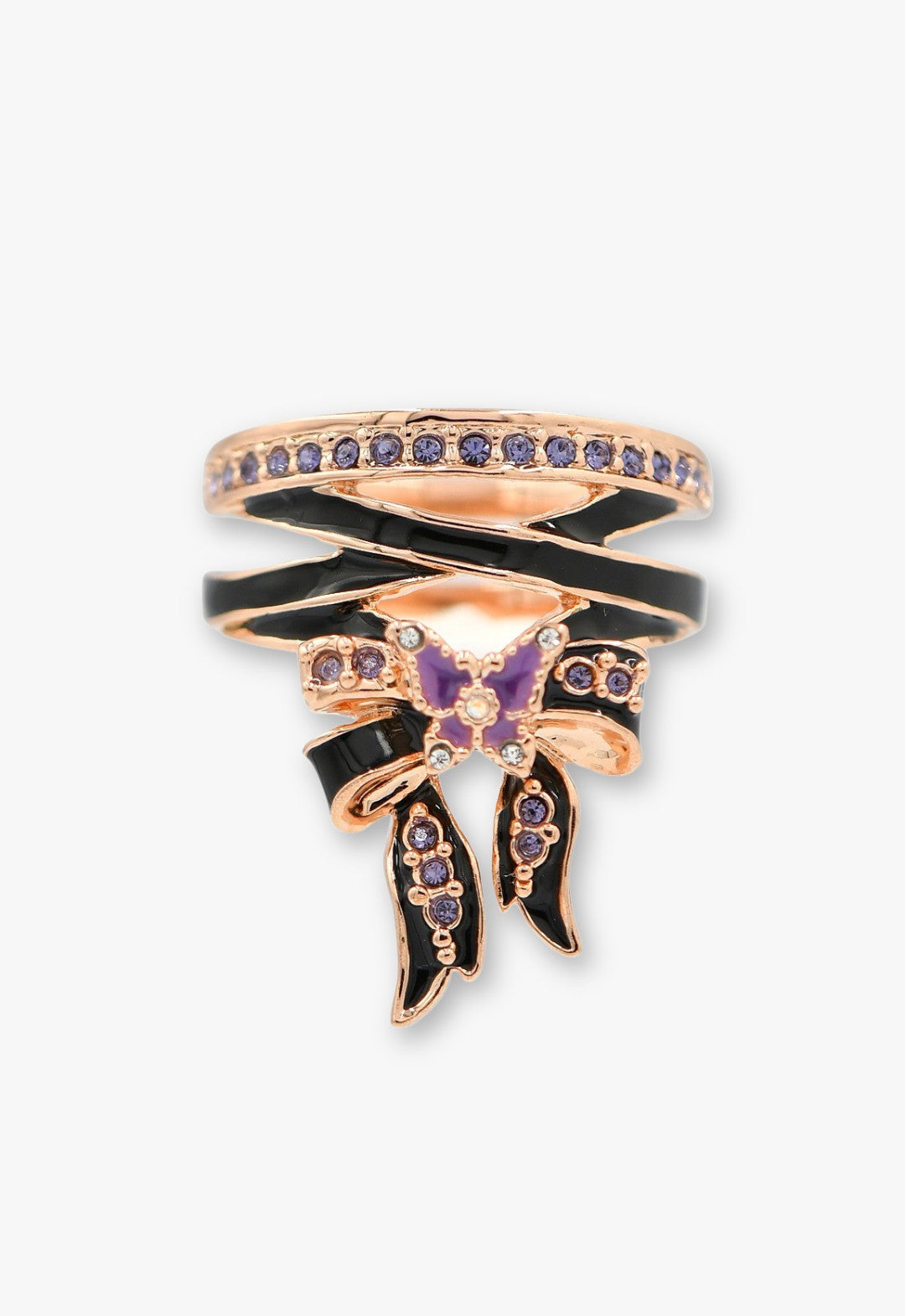 グログランリボン　リボン　ロゴ　ANNA SUI CHANEL DIOR アナ スイ（ANNA SUI） リボンモチーフ リング | バタフライ ギフト