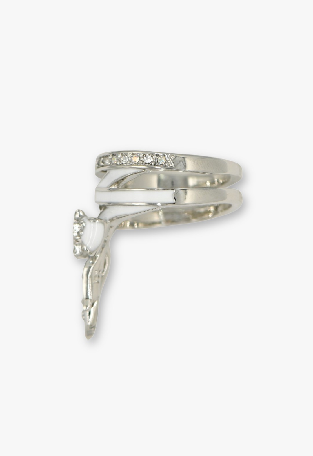 ribbon motif ring