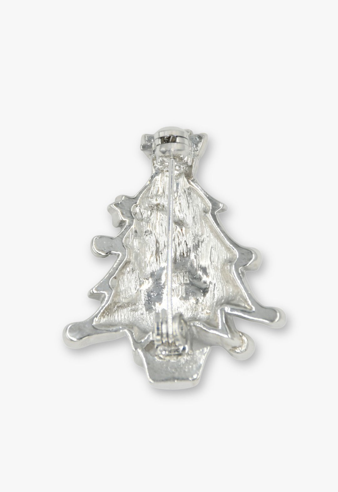 Christmas tree motif brooch