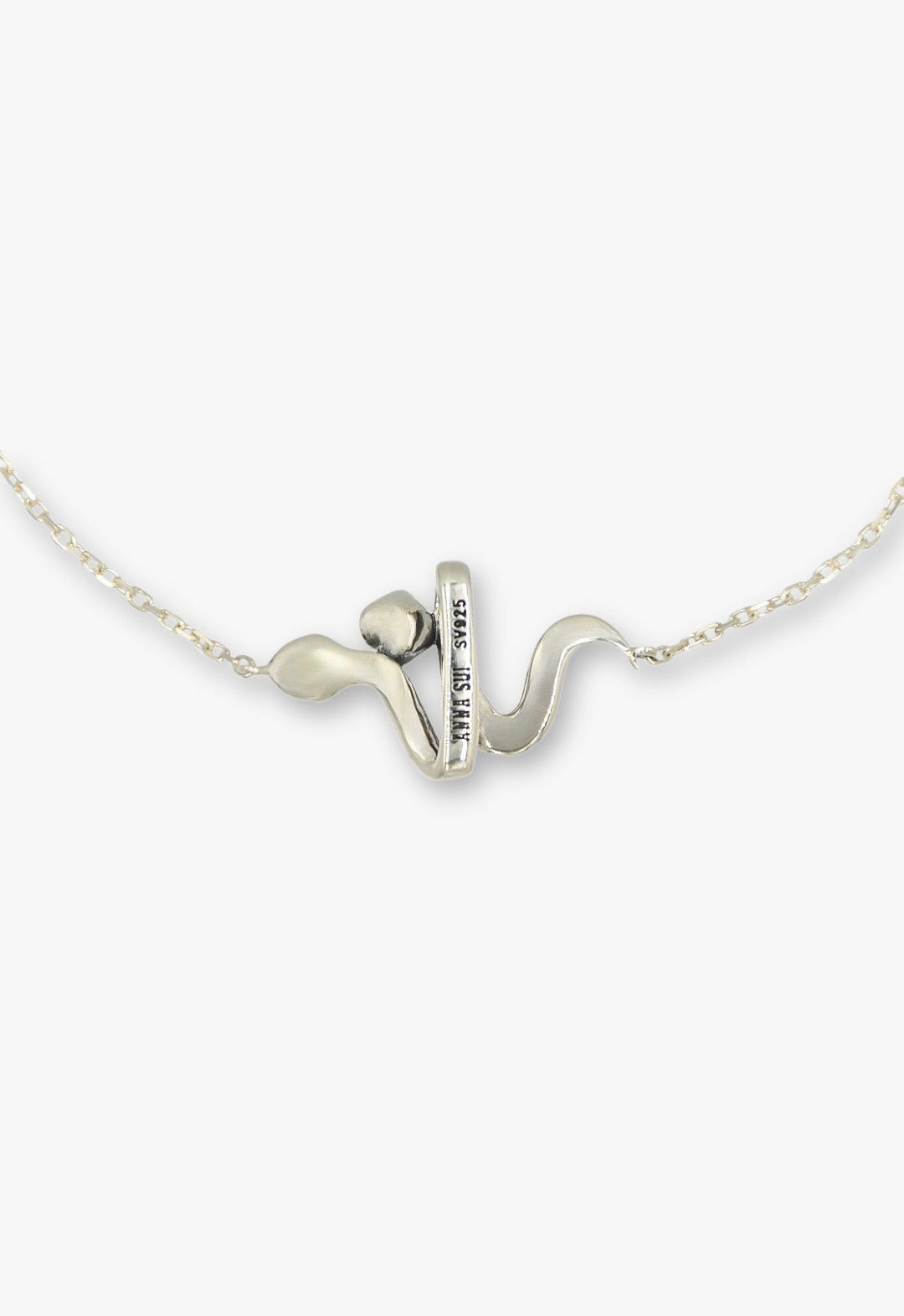 Silver Snake Motif Bracelet
