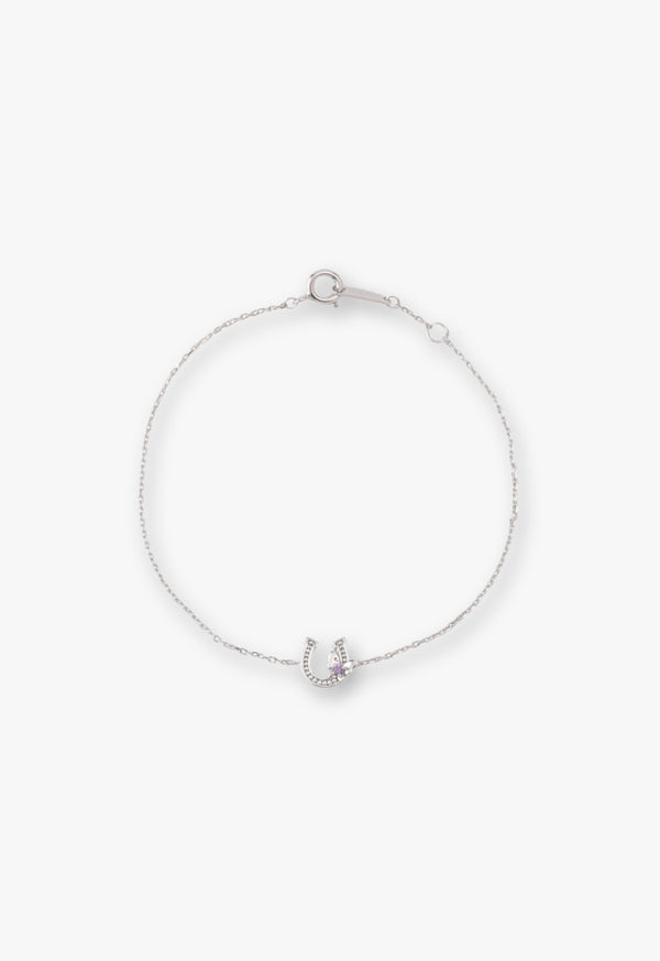 Horseshoe motif bracelet