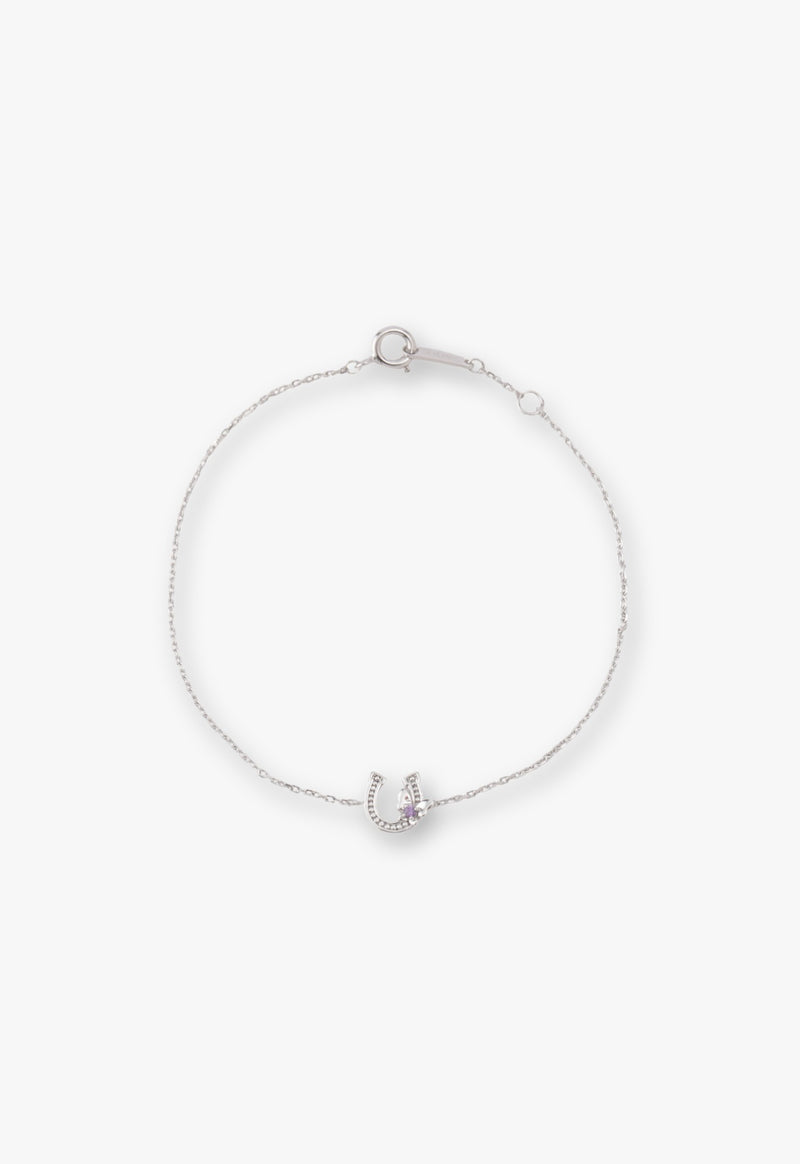 Horseshoe motif bracelet