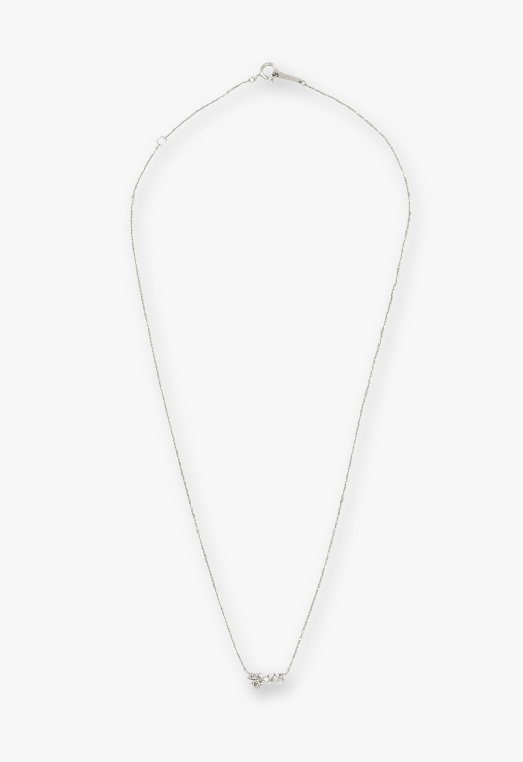 Butterfly Ribbon Motif Necklace
