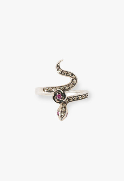 ANNA SUI SV925 スネークモチーフリング 11号 アナ スイ（ANNA SUI）シルバー スネークモチーフ リング | ローズ
