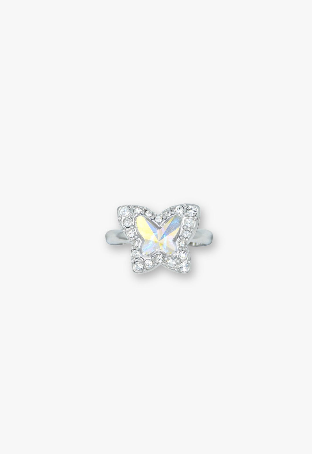 Sparkle Butterfly Motif Ring