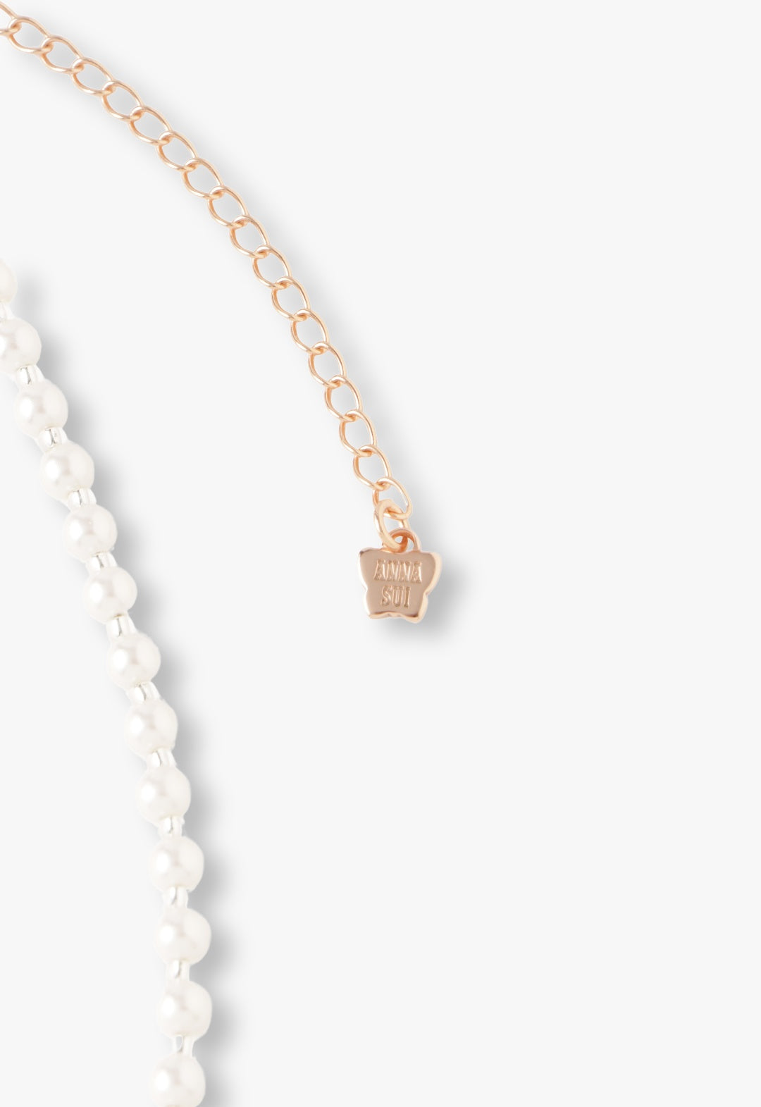 [Limited Edition Box Included] Butterfly and rose motif 2-piece necklace set