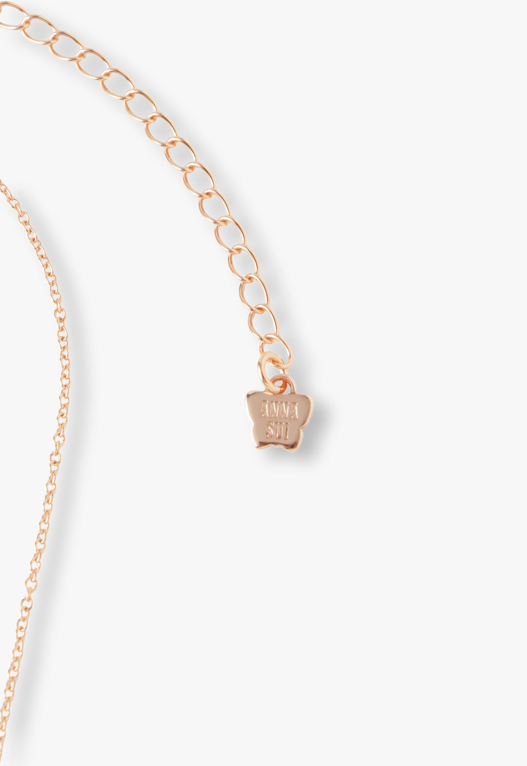 [Limited Edition Box Included] Butterfly and rose motif 2-piece necklace set