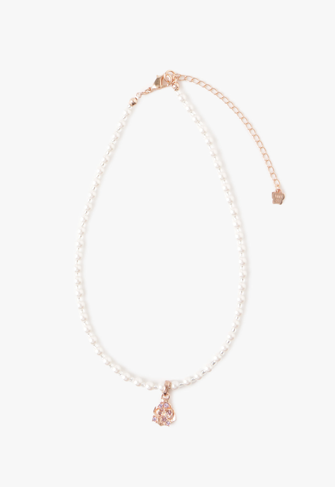 [Limited Edition Box Included] Butterfly and rose motif 2-piece necklace set