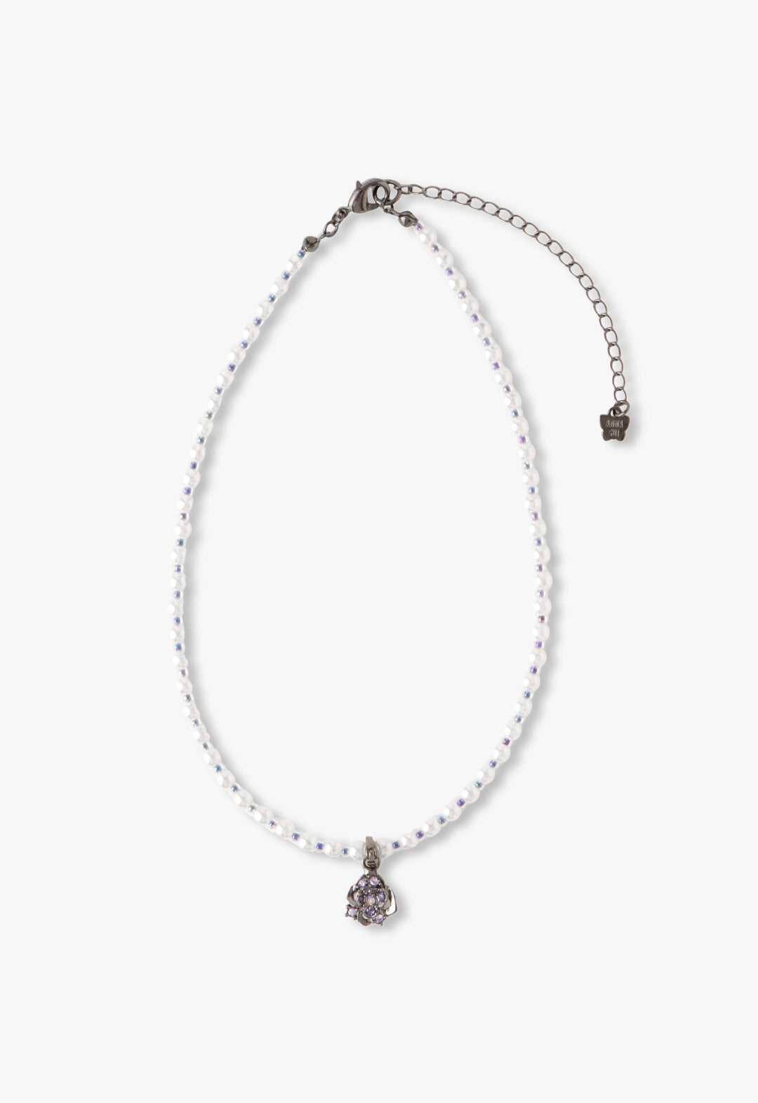 [Limited Edition Box Included] Butterfly and rose motif 2-piece necklace set