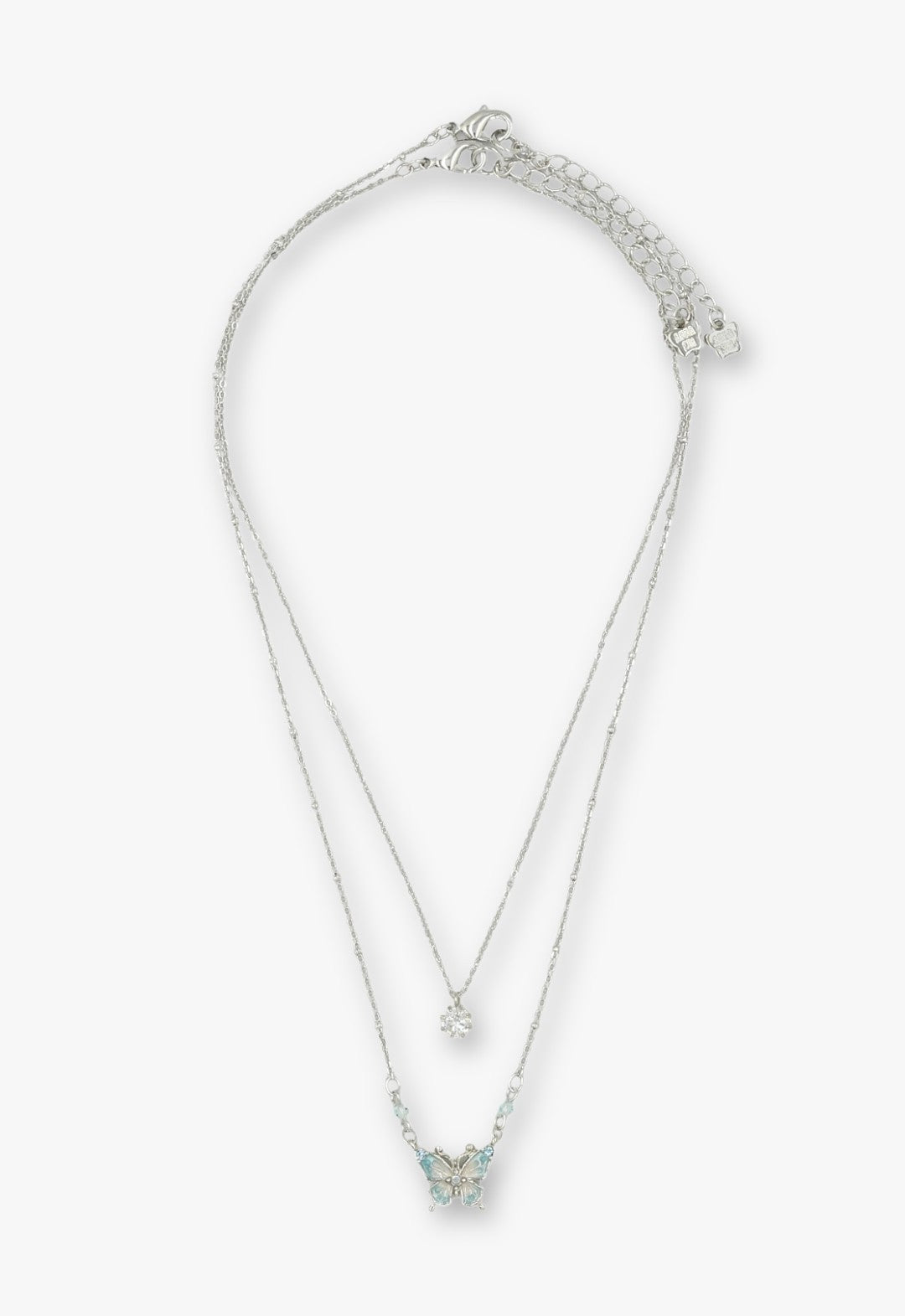 [Limited BOX included] Butterfly motif 2-piece set necklace