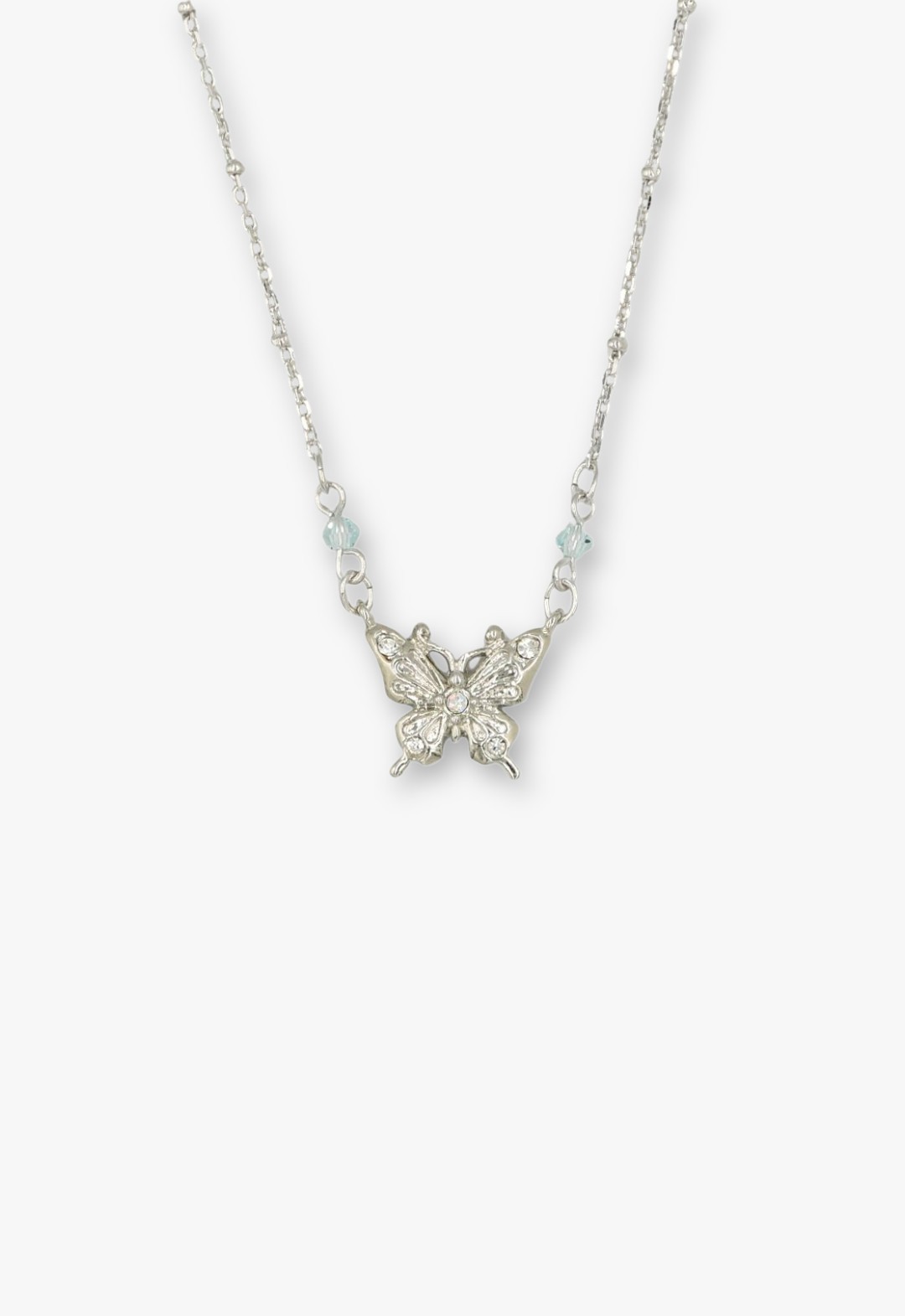 [Limited BOX included] Butterfly motif 2-piece set necklace