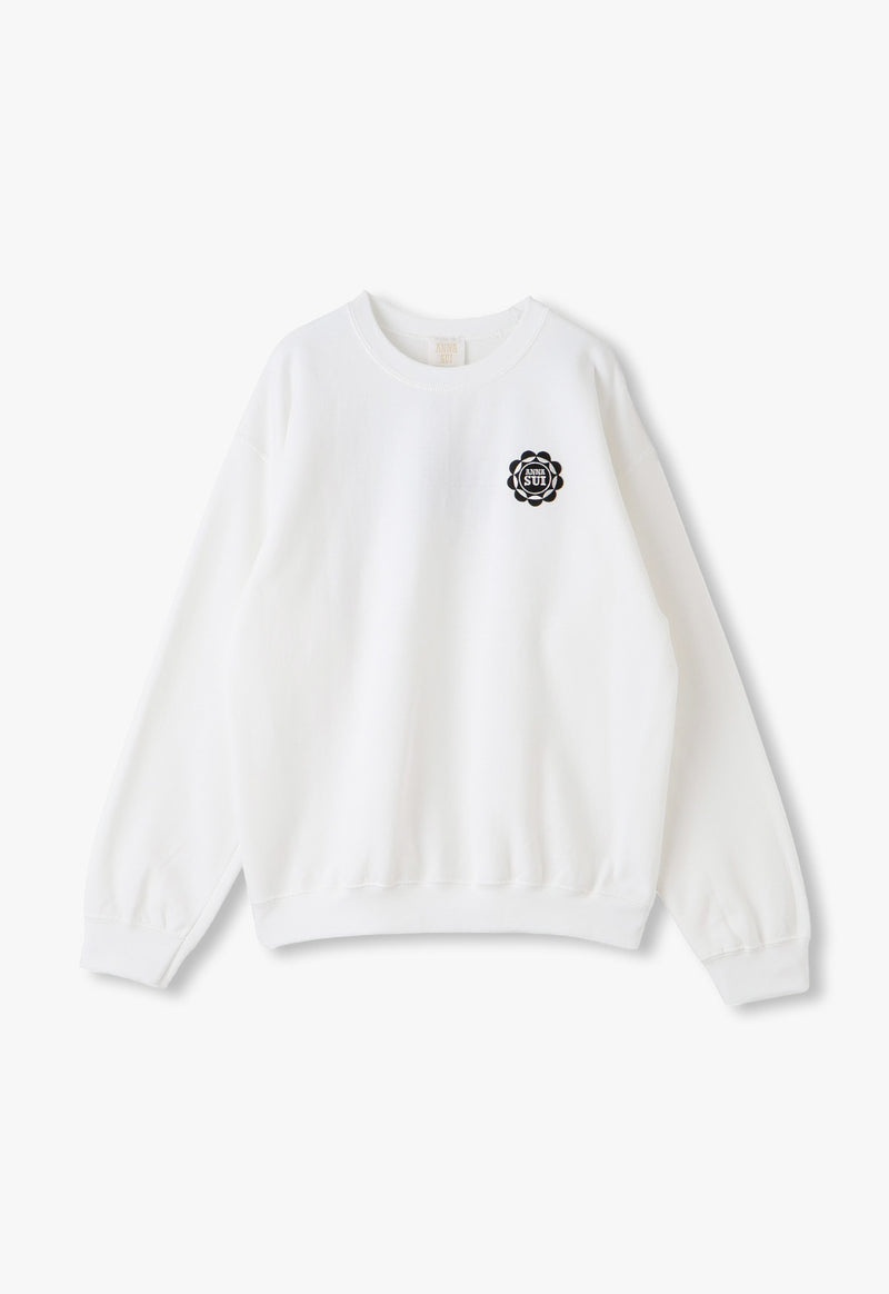 ANNA SUI WINGS CREW NECK SWEATSHIRT