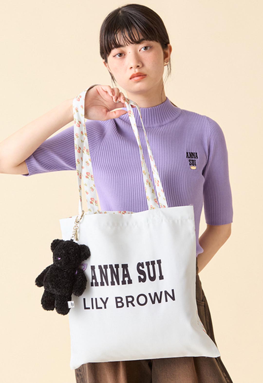 [LILY BROWN × ANNA SUI] 托特包